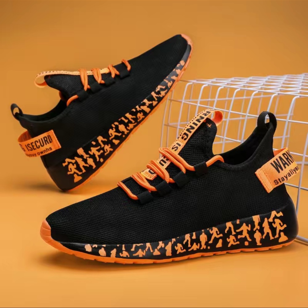 Women's Contrast Color Lightweight Sneakers, Breathable Running Shoes - Picture 3 of 6